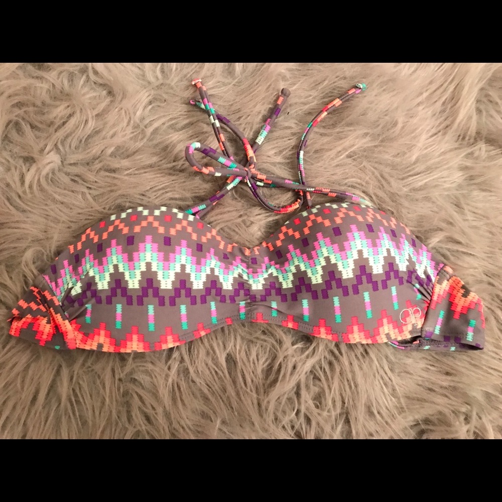 Tribal Patterned Bikini Top